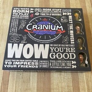 Cranium Board Game Complete Minus Clay. Good Black Edition 2007